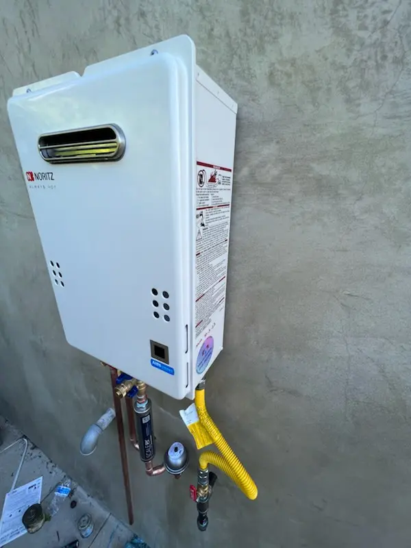Tankless water heater installation for Lake Juliana Estates homes